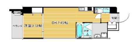 ライオンズマンション三宮東第二の間取り画像