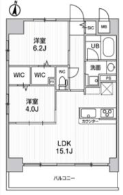 ラグゼナ浦和の間取り画像