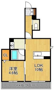 シャーメゾンコリーナ福柳木 A棟の間取り画像