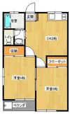 コーポ桂の間取り画像