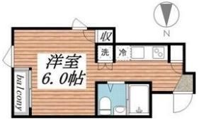 リバーサイド八丁堀の間取り画像