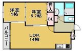 マンションカッコーの間取り画像