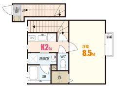 ブランキューブ祇園の間取り画像
