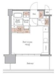 ジオエント梅田北リバーフロントの間取り画像