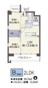カーサ天神の間取り画像