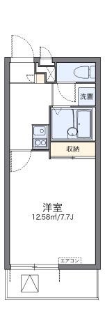 レオパレスリラの間取り画像
