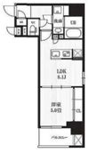 PEAKS神田の間取り画像