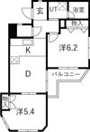 エクセリーヌ植田西の間取り画像