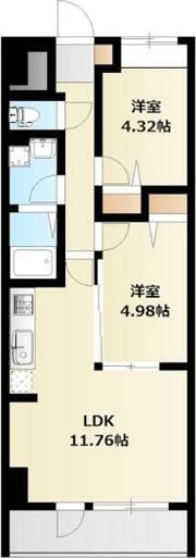 ミリアビタNo．42の間取り画像