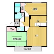 サンステージ滝田 C棟の間取り画像