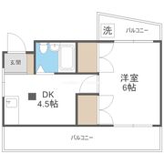 大安マンションの間取り画像