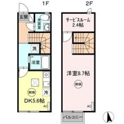 グレースタウンⅡ A棟の間取り画像