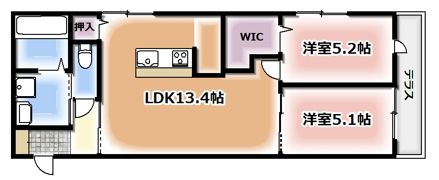 セジュール ルポの間取り画像