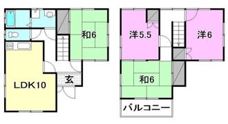 アルコバレーノ・パエーゼの間取り画像