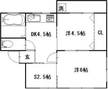 セリーヌA館の間取り画像