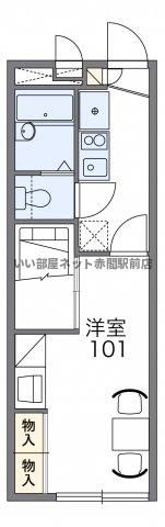 レオパレスサンシャインハイツの間取り画像