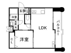 ロイヤルスパークル六甲Ⅱの間取り画像