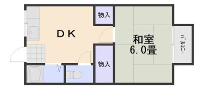 コーポハッピーの間取り画像