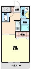 ネストかちどき橋の間取り画像