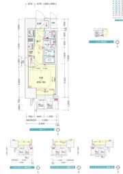 プレサンス心斎橋ブライトの間取り画像