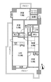 コスモ守山4番館の間取り画像