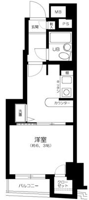 シーアイマンション本郷向丘の間取り画像