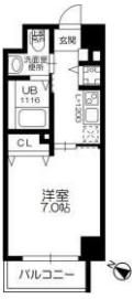 サウスヒルズ中崎町の間取り画像