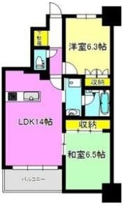 サーパス高崎栄町 802の間取り画像