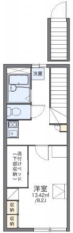 レオパレス前ヶ崎の間取り画像