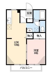 サンゴハイツⅢの間取り画像