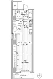 コスモグランス東日暮里の間取り画像