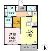 フローラル五月が丘 A棟の間取り画像