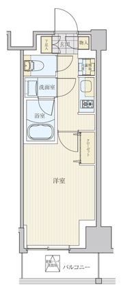 リビオメゾン南砂町の間取り画像