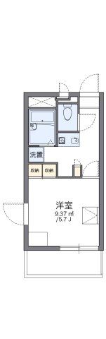 レオパレスサンボーンの間取り画像