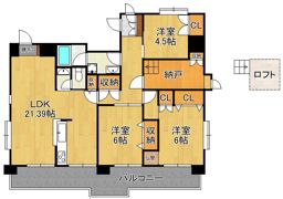 ガーデンハイツ中井の間取り画像