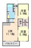 スリージェ壱番館の間取り画像