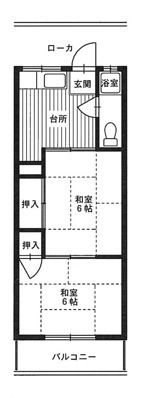 第1清涼マンションの間取り画像