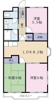 ヴィブレ若宮南の間取り画像