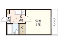 サンリバー新宅の間取り画像