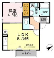 アウルズ・ヴィラの間取り画像