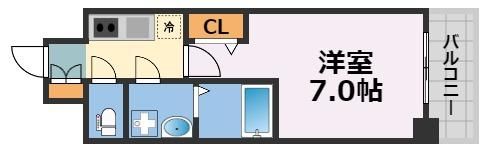 ファステート難波デラックスの間取り画像