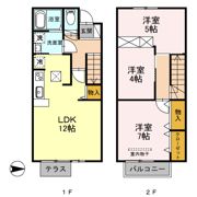 クレールシマダの間取り画像