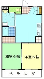 岸本マンションの間取り画像