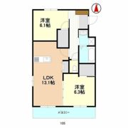 棒屋第12下池ハイツの間取り画像