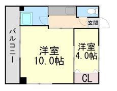 青山マンションの間取り画像