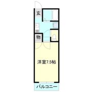 グリーンハイツBの間取り画像