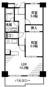 グランパークス八乙女の間取り画像