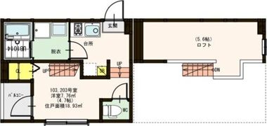 ハーモニーテラス城木町Ⅱの間取り画像