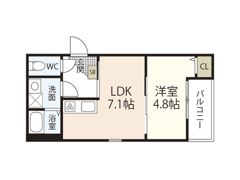 フォレスト草津南の間取り画像