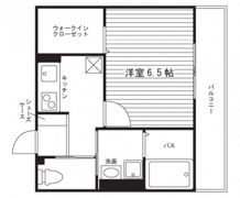 サウスコートの間取り画像